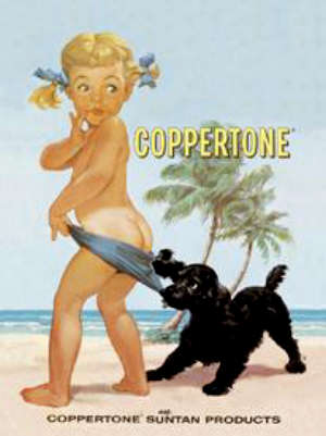 Coppertone Meisie