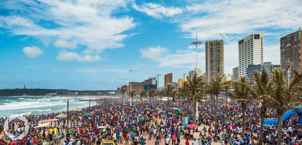 Durban&#039;s Beachfront a Colourful Display of Celebration in annual New Year&#039;s Day Tradition