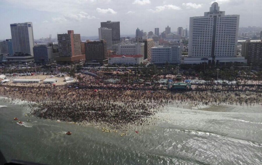 Photos: Holidaymakers Flock to Durban Beaches over Long Weekend