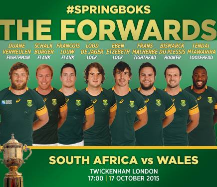 One Change To Springboks’ Starting Line-Up For RWC Quarter-Final ...