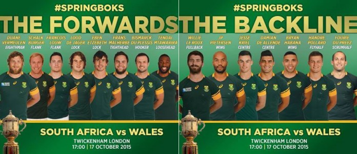 One Change To Springboks’ Starting Line-Up For RWC Quarter-Final ...