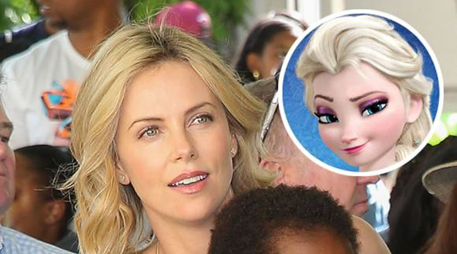 charlize theron son tinkerbell