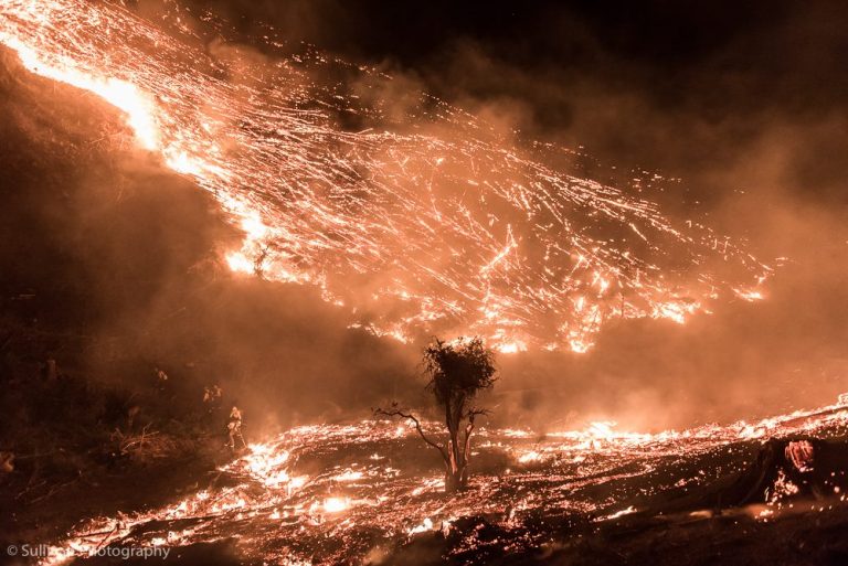 Pringle Bay Fire Leaves Property Destroyed. Extremely High Fire Danger ...