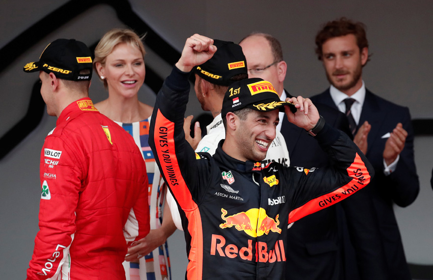 Ricciardo Celebrated Monaco Win with Some Help from Princess Charlene ...