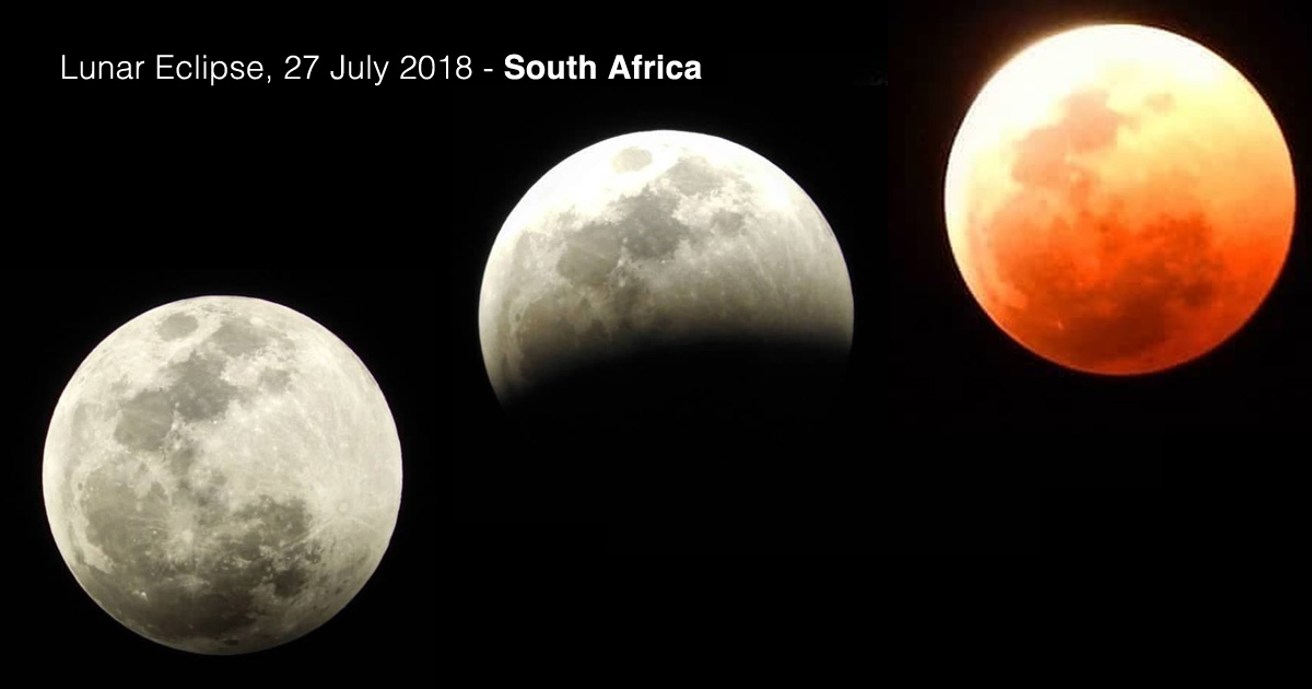 PHOTOS Lunar Eclipse Over South Africa & Rest of World, Plus Videos