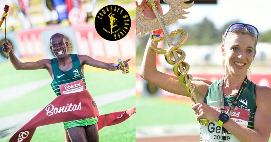 WATCH Gerda Steyn Smashes Comrades Record and Edward Mothibi Wins in