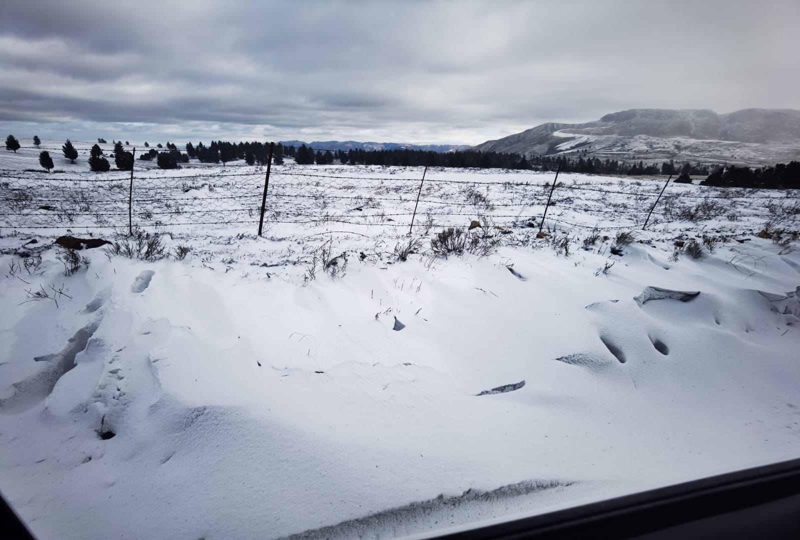 PHOTOS Snow Blankets Parts of South Africa on RecordBreaking Coldest