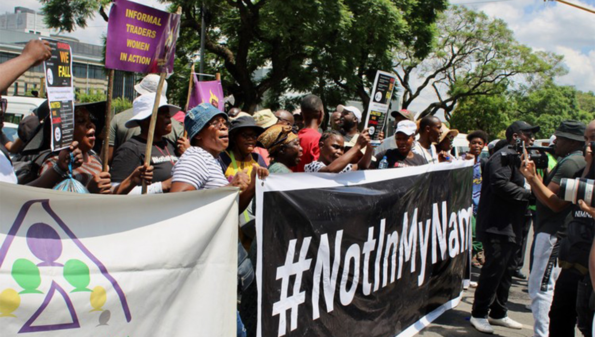 Pretorians Protest Against Loadshedding and Tariff Hike SAPeople