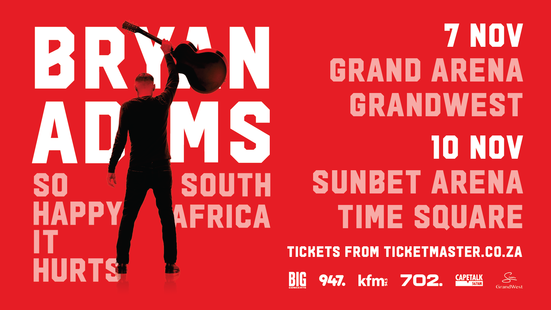 Singer Bryan Adams confirms South African tour dates this year